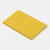 Senfgelb einfarbig post-it klebezettel (angewinkelt)