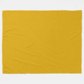 Senfgelb Fleecedecke (Vorderseite (Horizontal))