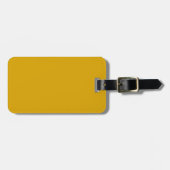 Senfgelb Gepäckanhänger (Vorderseite horizontal)