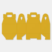 Senfgelb Geschenkschachtel (Ungeklappt)