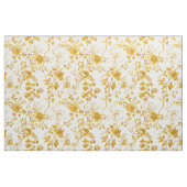 Senfgelbe Blütenzweige Stoff (Fat Quarter (45,7 x 55,9 cm))