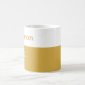 Senfgelber Name Definition Custom Lustig  Kaffeetasse (Mittel)