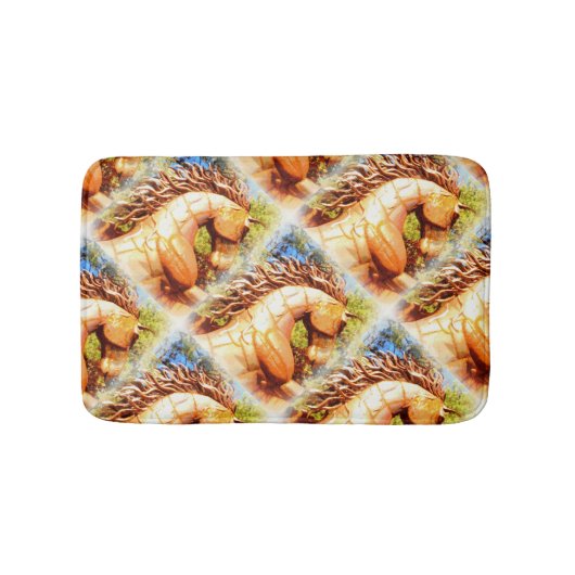 Senfhengst Badematte (Vorderseite)