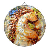 Senfhengst Dartscheibe (vorne)