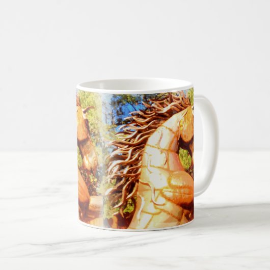 Senfhengst Kaffeetasse (VorderseiteRechts)