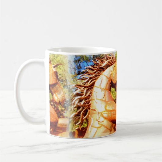 Senfhengst Kaffeetasse (Links)
