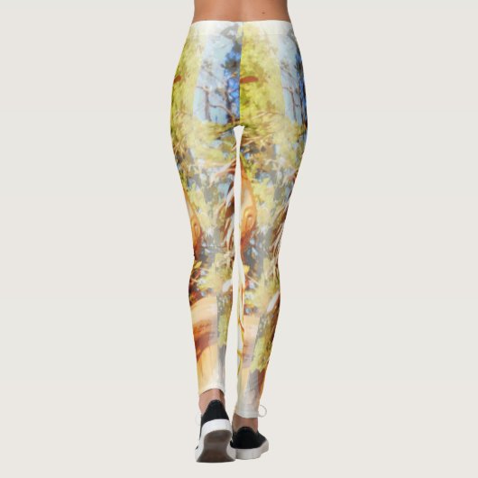 Senfhengst Leggings (Rückseite)