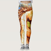 Senfhengst Leggings (Vorderseite)