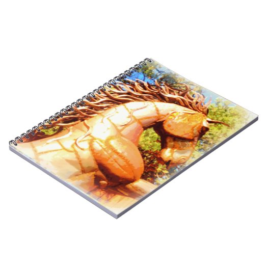 Senfhengst Notizblock (Linke Seite)