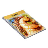 Senfhengst Notizblock (Rechte Seite)