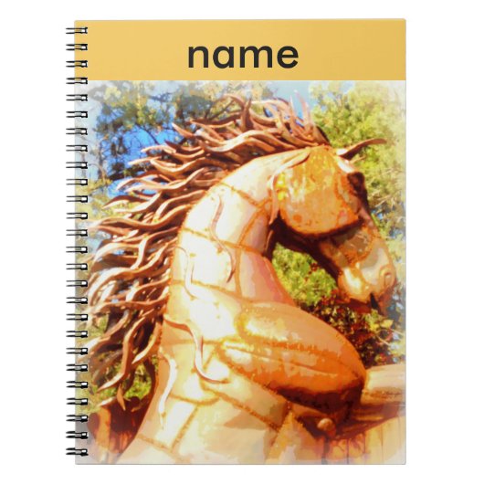 Senfhengst Notizblock (Vorderseite)