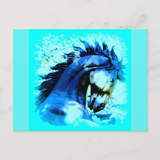 Senfhengst Postkarte (Vorderseite)