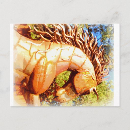 Senfhengst Postkarte (Vorderseite)