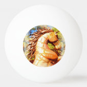 Senfhengst Tischtennisball (Rückseite)