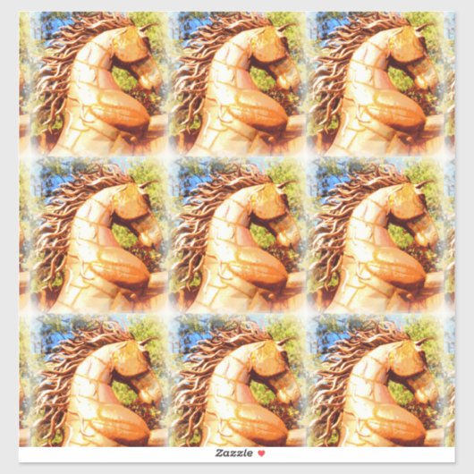 Senfhengste Aufkleber (Blatt)