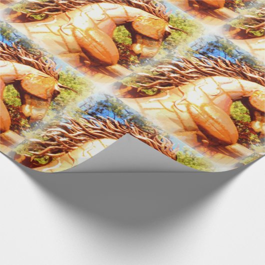 Senfhengste Geschenkpapier (Ecke)