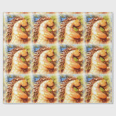 Senfhengste Geschenkpapier (Flach)