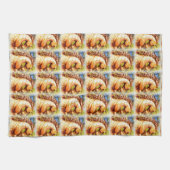 Senfhengste Geschirrtuch (Horizontal)