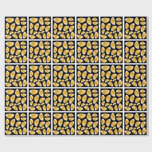 Senfketchup Geschenkpapier (Flach)