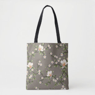 Senfkleine Blume mit grünen Blätter Tasche