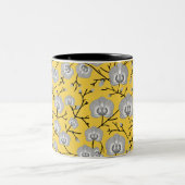 Senfmuster Zweifarbige Tasse (Mittel)