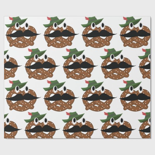 Senfprätzel Geschenkpapier (Flach)