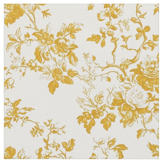 Senfrose Toile Stoff (Nahaufnahme)