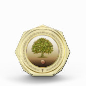 Senfsaat-Wohngestaltung, Christliches Geschenk, Ph Fotoblock (Vorderseite)