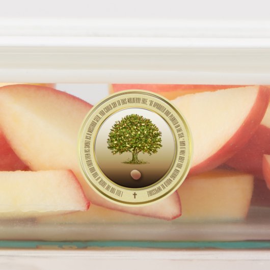 Senfsaatgeschenk, Taufen, Glaubensgeschenk Etiketten (Befestigt)