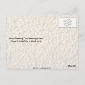 Senfsamen Postkarte (Rückseite)