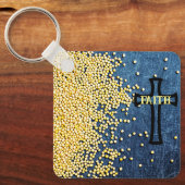 Senfsamen-Schlüsselanhänger Schlüsselanhänger (Vorderseite)