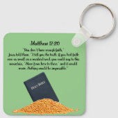 Senfsamen-Schlüsselanhänger Schlüsselanhänger (Rückseite)