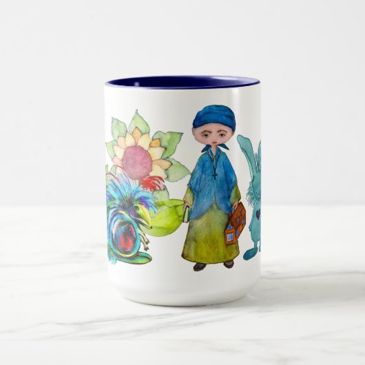 Senfsamen und -freunde (Version 2) Tasse (Zentrum)