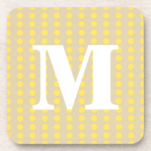 Senfspice Stimmungselemente mit Monogramm Getränkeuntersetzer (Vorderseite)