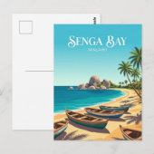 Senga Bay Malawi Postkarte (Vorne/Hinten)