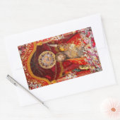 "Senhor Santo Cristo dos Milagres" Rechteckiger Aufkleber (Umschlag)