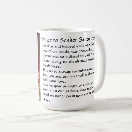 Senhor Santo Cristo Tasse (VorderseiteRechts)