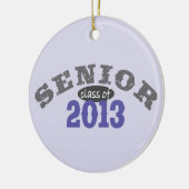 Senior 2013 lila keramikornament (Links)