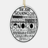 Senior 2013 - Rückspiegel-Verzierung Keramik Ornament (Rechts)