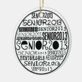 Senior 2013 - Rückspiegel-Verzierung Keramik Ornament (Links)