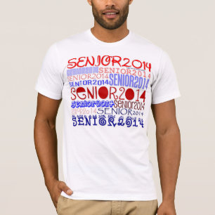 Senior 2014 - Rot-Blau - T - Shirt