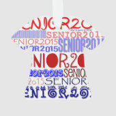 Senior 2015 - Rückspiegel-Verzierung Ornament (Rückseite)