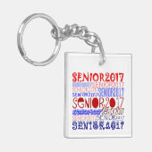 Senior 2017 Schlüsselanhänger Doppelseitig/persona (Vorderseite links)