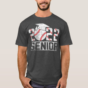 Senior 2022 Baseball Vintag Class of 2022 Graduat T-Shirt