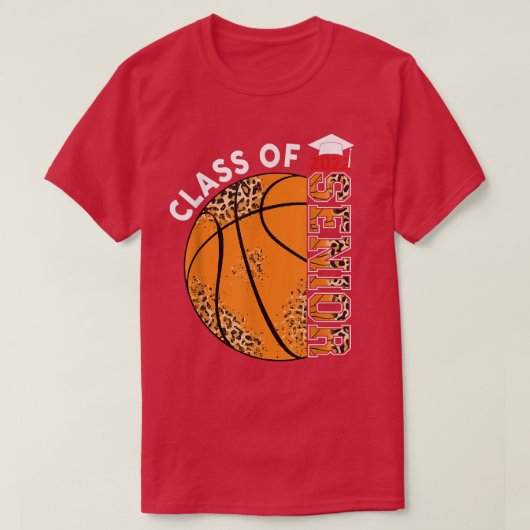 Senior 2022 Basketball Player Graduate Class 20 T-Shirt (Design vorne)