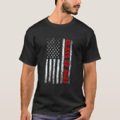 Senior 2023 American Flag USA Abschluss Class of T-Shirt (Vorderseite)