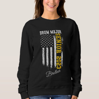 Senior 2023 Amerikanische Flagge Drum Major Matchi Sweatshirt