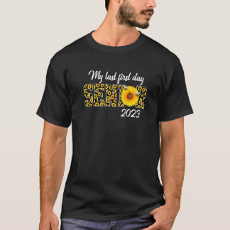 Senior 2023 Back To School  My Last First Day 2023 T-Shirt