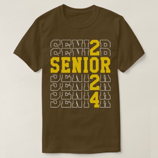 Senior 2024 4 T-Shirt (Design vorne)