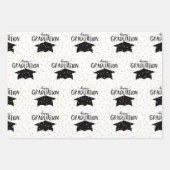 Senior 2024 CLASS of 2024 Abschluss Geschenkpapier Set (Vorderseite)